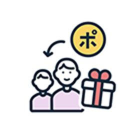 ゆうゆうポイントが貯まる